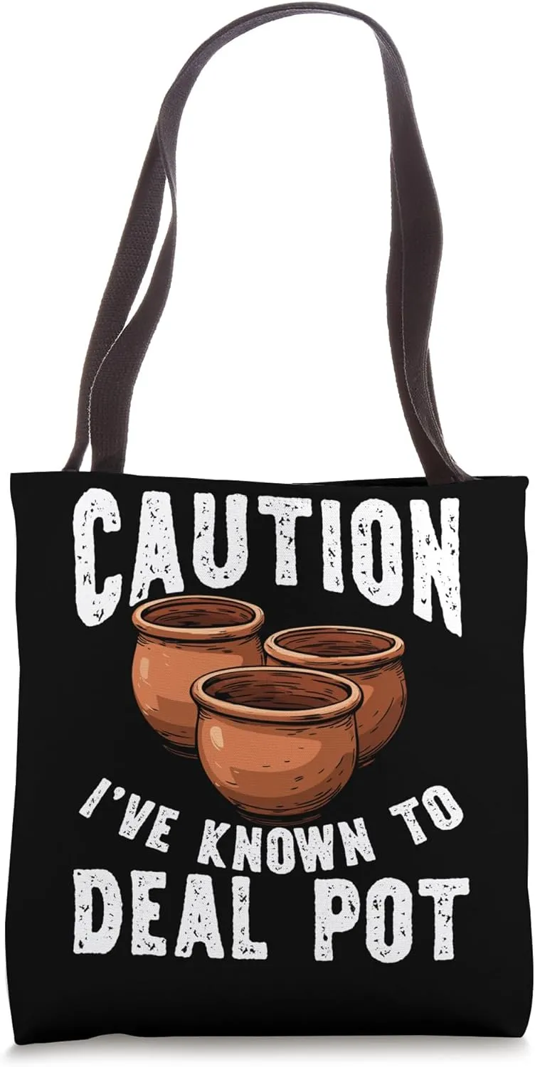 Pottery Pot Dealer Design For Pottery Artists & Clay Potters Tote Bag