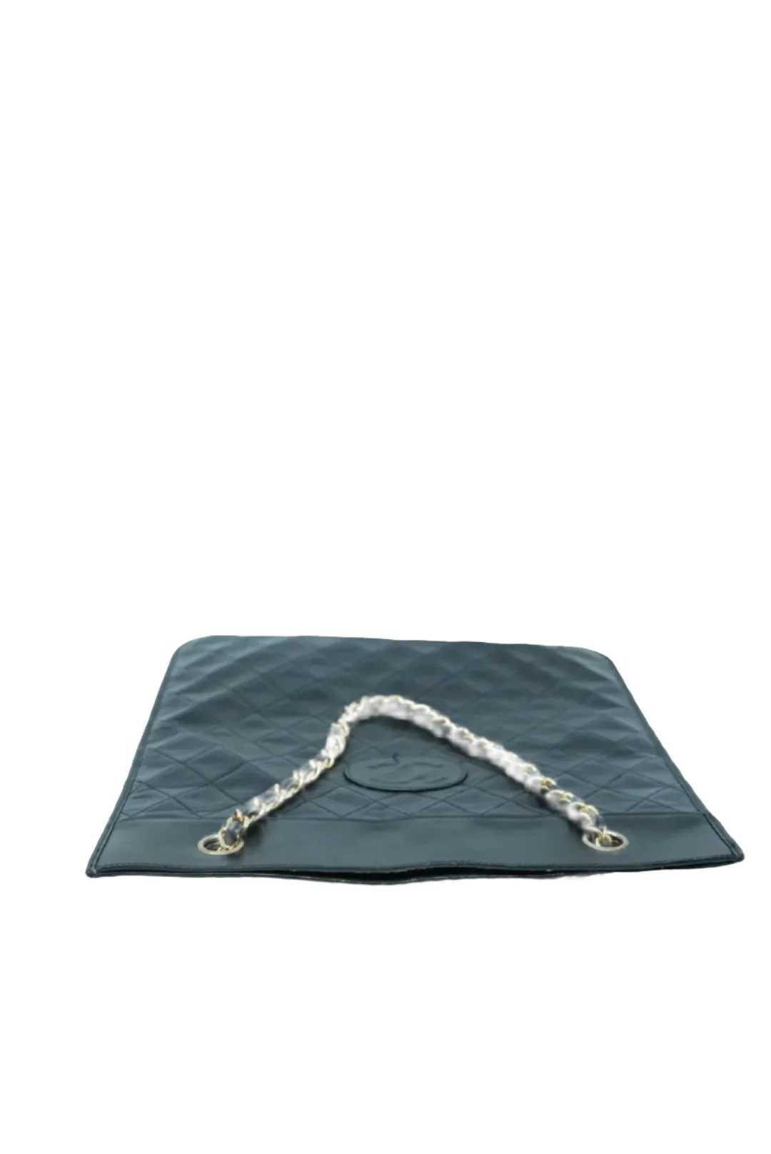 Pre-Owned Chanel Lambskin Tote Black