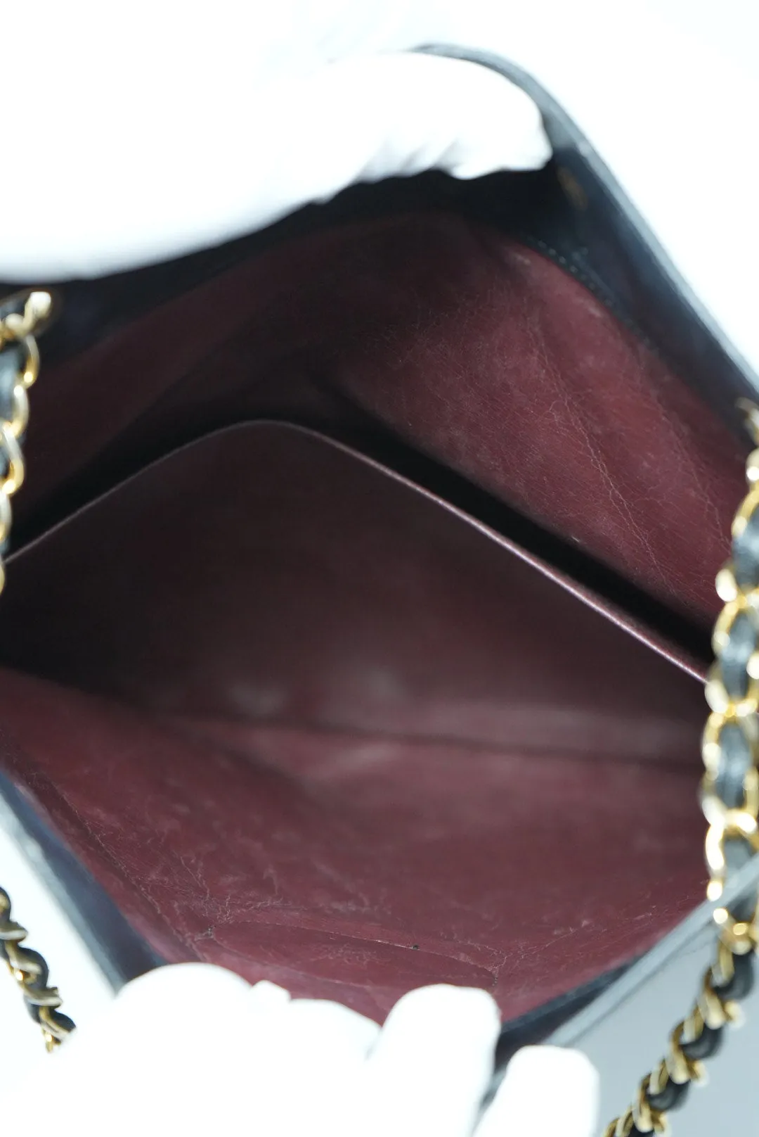 Pre-Owned Chanel Lambskin Tote Black