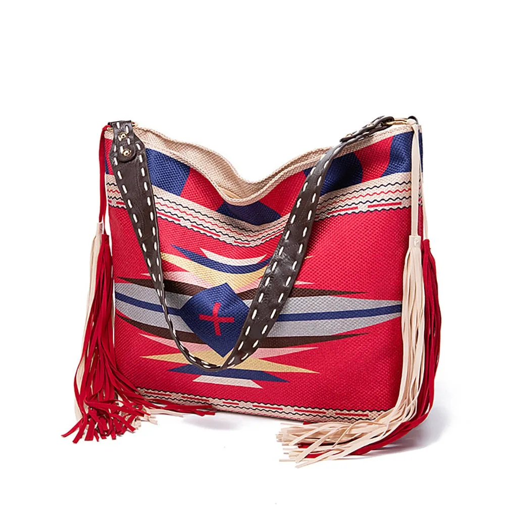 Raelynn Tribal Prints Western Shoulder Bags - 16 Colors