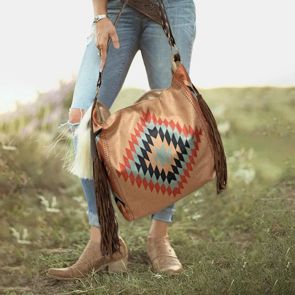 Raelynn Tribal Prints Western Shoulder Bags - 16 Colors
