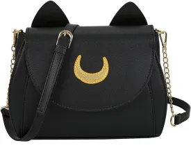 Sister Amy Cat Cross Body Handbag, Top Handle, Large Capacity Shoulder Bag for Women