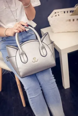 Sister Amy Cat Cross Body Handbag, Top Handle, Large Capacity Shoulder Bag for Women