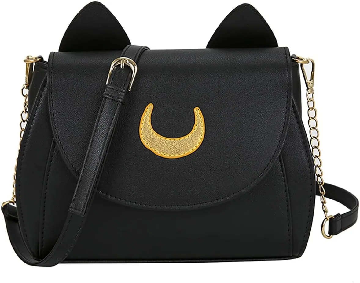 Sister Amy Cat Cross Body Handbag, Top Handle, Large Capacity Shoulder Bag for Women