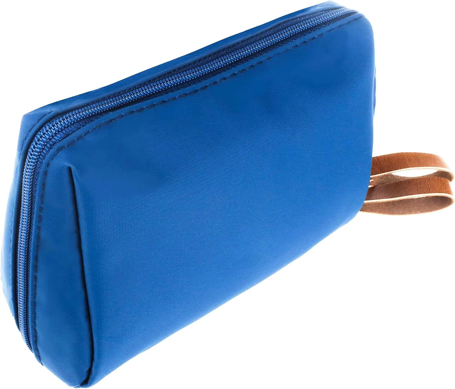 Small Makeup Bag for Purse Portable Waterproof Cosmetic Bag Travel Makeup Pouch for Women (Blue, Square)