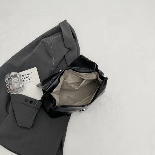 Soft Vegan Hobo Envelop Shoulder Chain Strap Bag