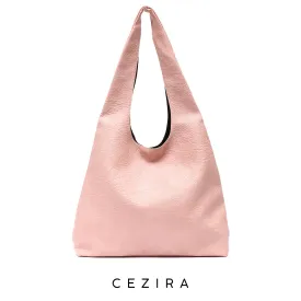 Soft Vegan Leather Shoulder Bag