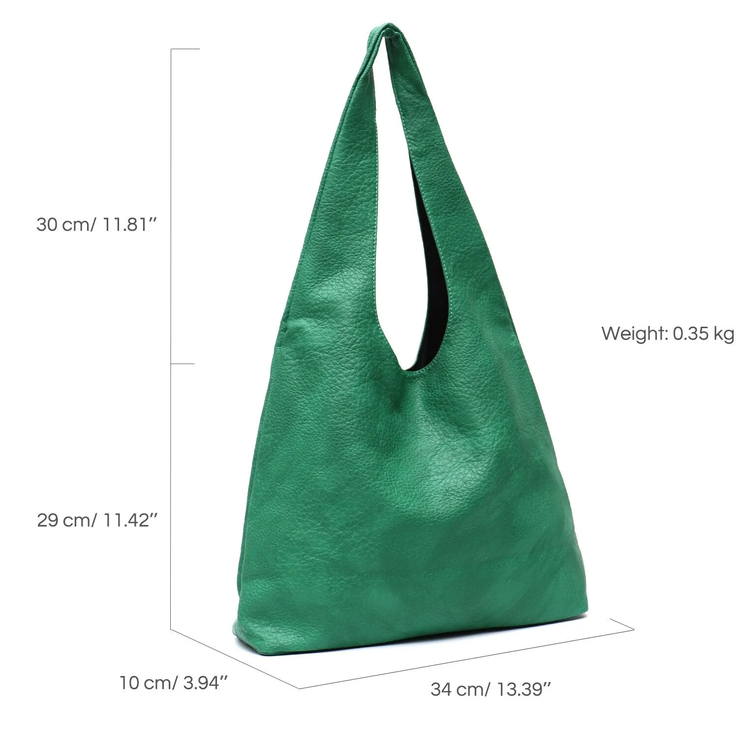 Soft Vegan Leather Shoulder Bag