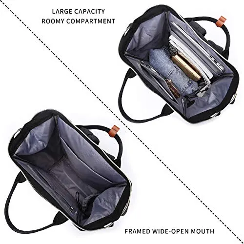 SOWAOVUT Laptop Backpack 15 Inch Casual Daypack Water Resistant Business Travel School Backpack for Women Student