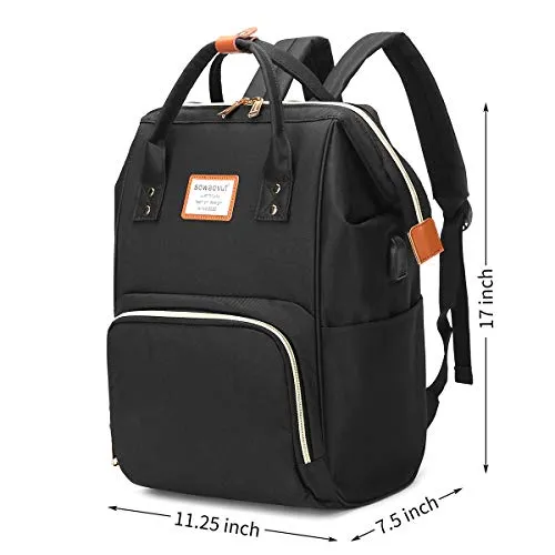 SOWAOVUT Laptop Backpack 15 Inch Casual Daypack Water Resistant Business Travel School Backpack for Women Student