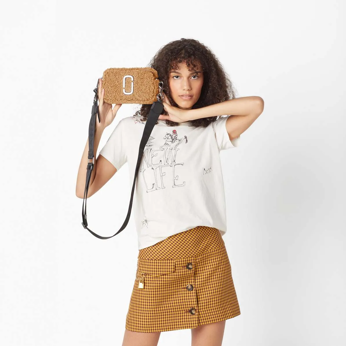 Women's Marc Jacobs Teddy Snapshot ( Beige )